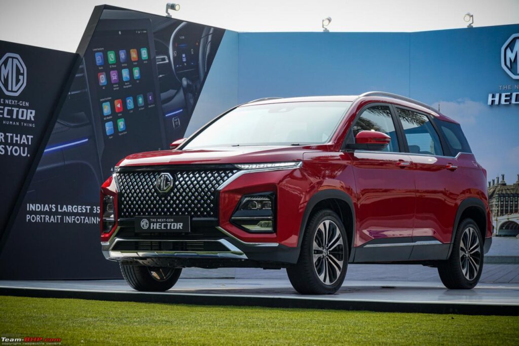 mg hector facelift 2023 