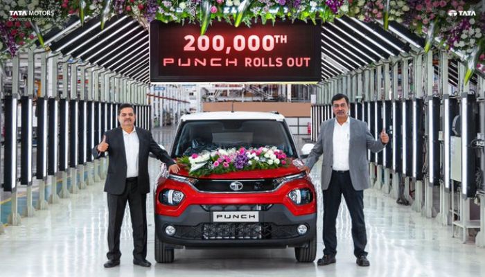 Tata punch 2 lakh Milestone