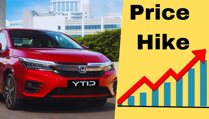 Honda city price hike