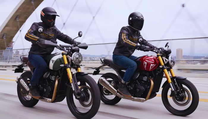 Triumph Scrambler 400x और speed 400