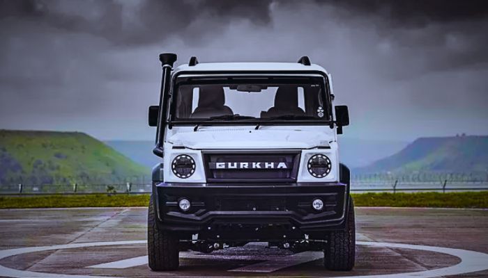 Force Gurkha : Thar and Jimny This is Gurkha's arch enemy, Gurkha comes with Mercedes engine at just this price