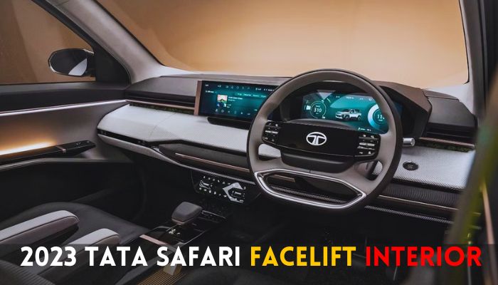 2023 Tata Safari Facelift Interior