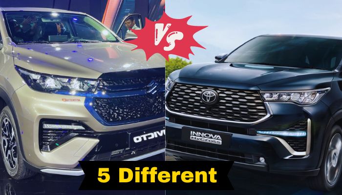 Toyota Innova Hycross vs Maruti Invicto