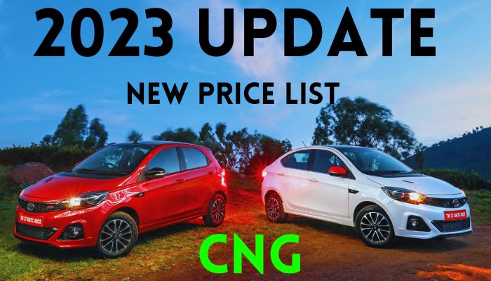 2023 Tata Tiago CNG और Tigor CNG