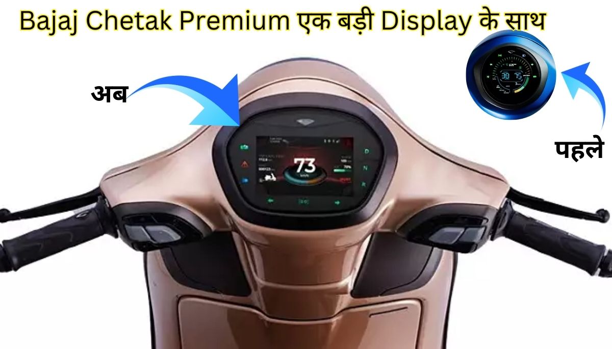 2024 Bajaj Chetak Premium एक बड़ी Display के साथ लॉन्च