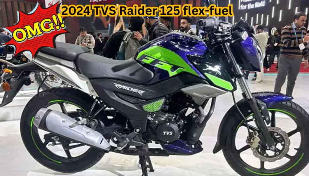 2024 TVS Raider 125 flex-fuel